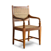 Rattan Elegance Series Solid Wood Arm Chair 14